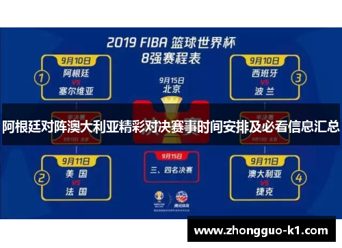 阿根廷对阵澳大利亚精彩对决赛事时间安排及必看信息汇总 阿根廷对阵澳大利亚精彩对决赛事时间安排及必看信息汇总